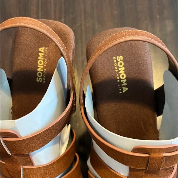 Sonoma Brown Platform Sandals - Picture 2 of 5